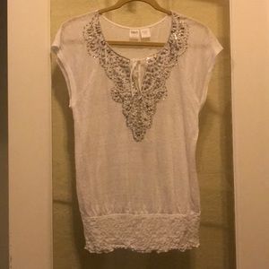 Summer cool linen top by INC (beach)